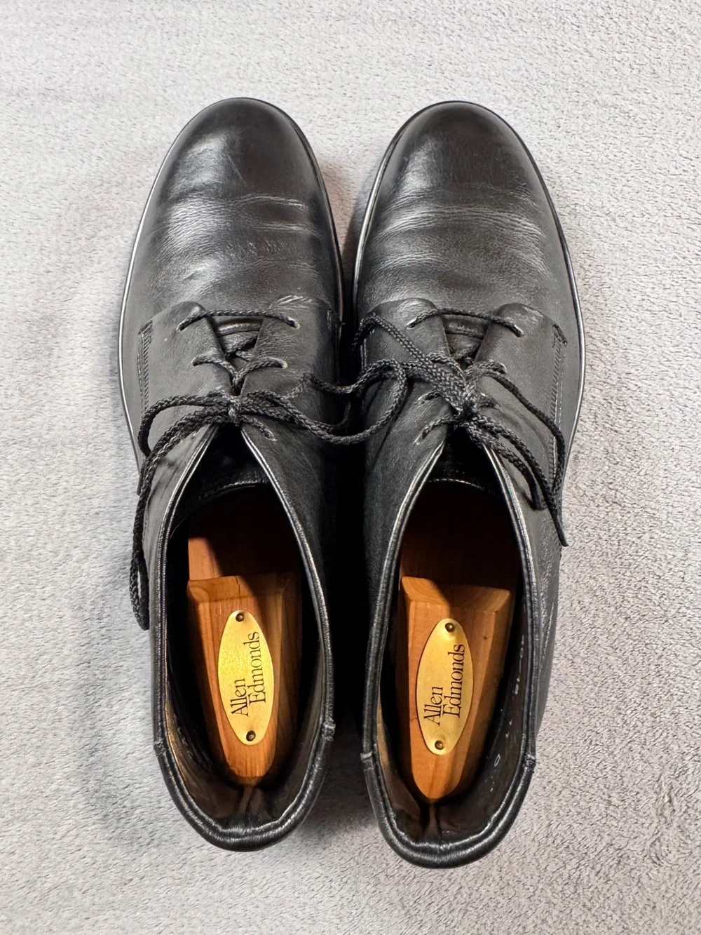 Allen Edmonds Driggs Black Leather Chukka Boots